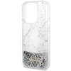 Guess GUHCP14LLCSGSGH iPhone 14 Pro 6.1biały/white hardcase Liquid Glitter Marble